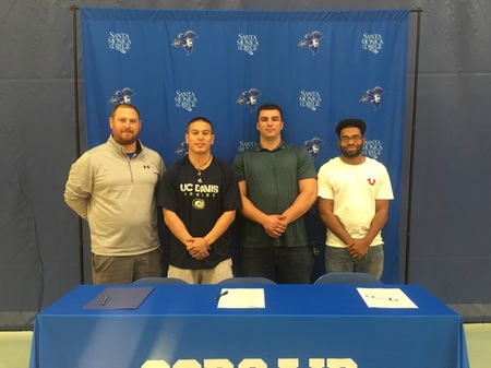 Three Corsairs Sign with Four-year Universities